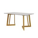 Ver imagem 2 de Mesa de Jantar 6 Lugares Madeira Maciça Califórnia Natural