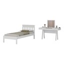 Ver imagem 1 de Cama de Solteiro para Colchão 88 X 188 Cm com Penteadeira 131,5cm Multimóveis Cr35247