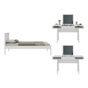 Ver imagem 5 de Cama de Solteiro para Colchão 88 X 188 Cm com Penteadeira 131,5cm Multimóveis Cr35247