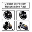 Ver imagem 2 de Coletor de Pó de 49 Litros para Máquina de Bancada 1100w Razi