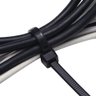 500 Un. Abraçadeira em Nylon Enforca Gato 2,5x100mm - Preto - 3