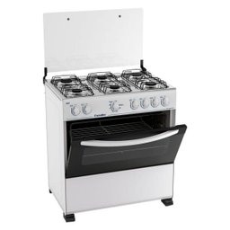 Fogão Esmaltec Bali 6 Bocas Puxador de Aço Vidro Temperado Acendimento Manual - 3