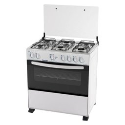 Fogão Esmaltec Bali 6 Bocas Puxador de Aço Vidro Temperado Acendimento Manual - 2