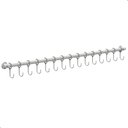 Ver imagem 1 de Porta Utensílios e Talheres 80cm com 15 Ganchos Branco Fs