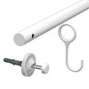 Ver imagem 3 de Porta Utensílios e Talheres 80cm com 15 Ganchos Branco Fs