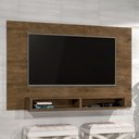 Ver imagem 1 de Painel TV até 42" Polegadas 2 Nichos Manhattan J&A Móveis Jequitibá 137x90x26