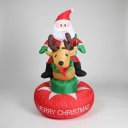 Ver imagem 4 de Boneco Inflavel Natal Papai Noel Gigante Natalino Rena Decoraçao Loja Shopping Condominio Predio Hal