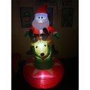 Ver imagem 2 de Boneco Inflavel Natal Papai Noel Gigante Natalino Rena Decoraçao Loja Shopping Condominio Predio Hal