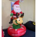 Ver imagem 3 de Boneco Inflavel Natal Papai Noel Gigante Natalino Rena Decoraçao Loja Shopping Condominio Predio Hal