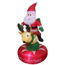 Ver imagem 6 de Boneco Inflavel Natal Papai Noel Gigante Natalino Rena Decoraçao Loja Shopping Condominio Predio Hal