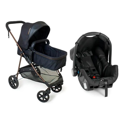Carrinho de Bebê Galzerano Napoli G22 com Bebê Conforto