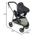 Ver imagem 6 de Carrinho de Bebê Galzerano Napoli G22 com Bebê Conforto