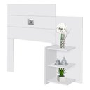 Ver imagem 2 de Cabeceira Solteiro com Prateleiras Acapulco J&A Móveis