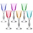 Ver imagem 1 de Conjunto de Taças para Licor Angela Colorido em Cristal Ecologico 60ML 6PÇS Bohemia 58031