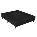 Ver imagem 2 de Cama Box Casal Colchão Espuma D33 Coala Toraflex + Box Sintético 60x138x188 - Preto