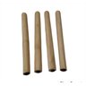 Kit 4 Pés Palito Em Madeira 50Cm Cor Crua Para Móveis +Chapa - 1