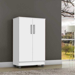 Armário Organizador Multiuso Smart - Branco - Ja Móveis