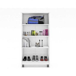 Armário Organizador Multiuso Smart - Branco - Ja Móveis - 2