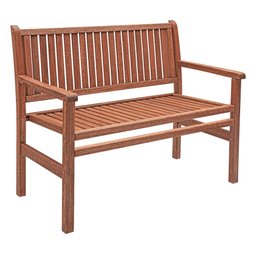 Banco em Madeira 2 Lugares Veneziana - Jatobá - 1