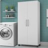 Armário Multiuso 2 Portas com Rodízios Arezzo J&a Móveis Cozinha e Lavanderia - 1