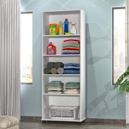 Armário Multiuso 2 Portas com Rodízios Arezzo J&a Móveis Cozinha e Lavanderia - 3