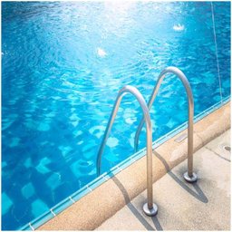 Escada para Piscina com 4 Degraus em Aço Inox - 3