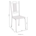 Ver imagem 5 de Conjunto de Mesa Completo com 6 Cadeiras Estofadas Cmc956nk Kappesberg Crome