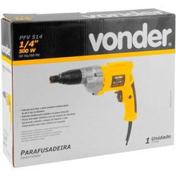 Parafusadeira para Drywall 1/4 500W PFV-514 Vonder - 3