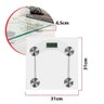 Balança Digital Eletrônica Medição Peso Corporal Vidro 180kg - 7