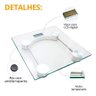 Balança Digital Eletrônica Medição Peso Corporal Vidro 180kg - 4