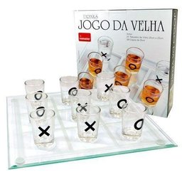 Jogo Da Velha 10 Peças Copos Shot Drink - 1
