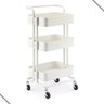Carrinho Organizador Multiuso 3 Prateleiras - Unidade - Branco - 1