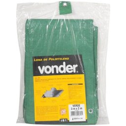 Lona de Polietileno Verde 3m X 2m Vonder - 2