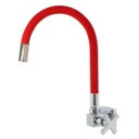 Ver imagem 1 de Torneira Cozinha Cruzeta Parede Tubo Vermelho Articulável 1/4 Volta - MK Metais
