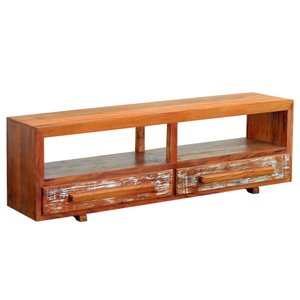 Rack Aparador 2 M Com 2 Gavetas Madeira Demolição Pátina