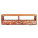 Ver imagem 3 de Rack Aparador 2 M Com 2 Gavetas Madeira Demolição Pátina