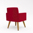 Ver imagem 4 de Kit 02 Poltronas Decorativa Sala Vermelha - Balaqui Decor