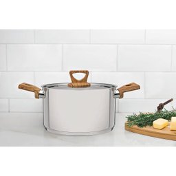 Jogo de Panelas Tramontina Brava Antiaderente 4 Peças em Aço Inox com Fundo Triplo - 3