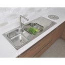 Ver imagem 4 de Cesto Aramado Retangular Tramontina em Aço Inox com Alça Regulável para Cubas e Pias 94528030