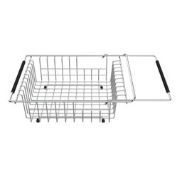 Cesto Aramado Retangular Tramontina em Aço Inox com Alça Regulável para Cubas e Pias 94528030 - 3