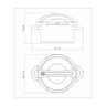 Panela de Pressão Tramontina Amarela em Aço Inox Fundo Triplo 24 cm 6 Litros 62518248 - 5
