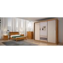 Ver imagem 3 de Guarda-roupa Paradizzo Gold com Espelho 3 Portas e 6 Gavetas