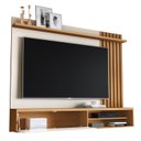 Ver imagem 5 de Painel Ripado para TV até 72 Polegadas com Rack Suspenso com 1 Porta Munique