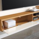 Ver mais imagens de Painel Ripado para TV até 72 Polegadas com Rack Suspenso com 1 Porta Munique