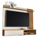 Ver imagem 7 de Painel Ripado para TV até 72 Polegadas com Rack Suspenso com 1 Porta Munique