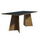 Ver imagem 1 de Mesa de Jantar Retangular com Tampo de Madeira Rustic-preto 5388 Madesa