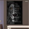 Quadro Decorativo - Leao Nao Desista Frs002 - Vidro com Impressão Uv - 80x60cm - 2