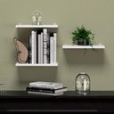 Ver imagem 1 de Jogo 3 Prateleiras Retas Lisas Mdf 30x15cm - Branca