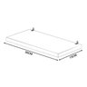 Jogo 3 Prateleiras Retas Lisas Mdf 30x15cm - Branca - 2