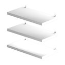 Ver imagem 3 de Jogo 3 Prateleiras Retas Lisas Mdf 30x15cm - Branca